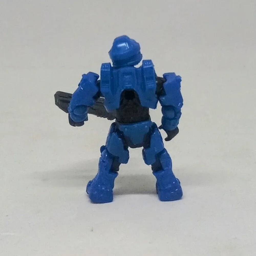 Halo Mega Construx UNSC Blue Spartan Aviator & Fireteam Loose Figures-2
